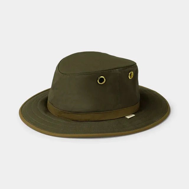 Tilley TWC7 Outback Waxed Adventure Hat - Green - Hill and Dale Outdoors