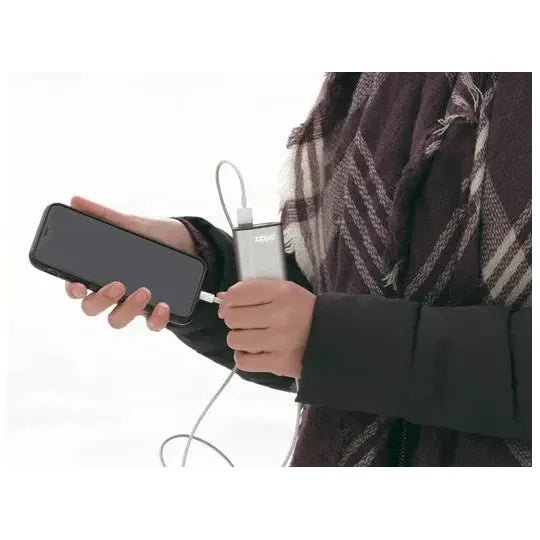 Zippo HeatBank 6 Rechargeable Hand Warmer - Silver - Hill and Dale Outdoors