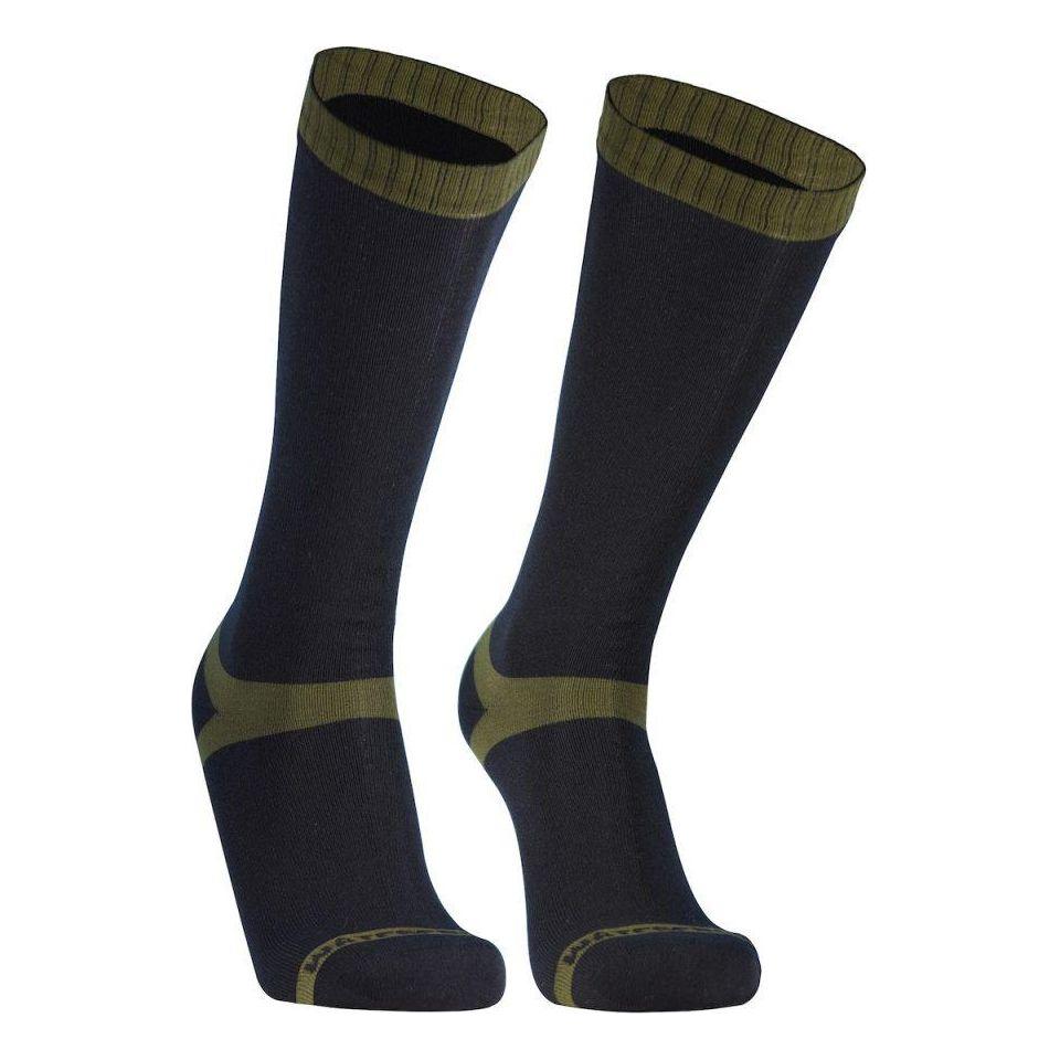 DexShell Waterproof Trekking Socks - Olive Green Stripe - Hill and Dale Outdoors