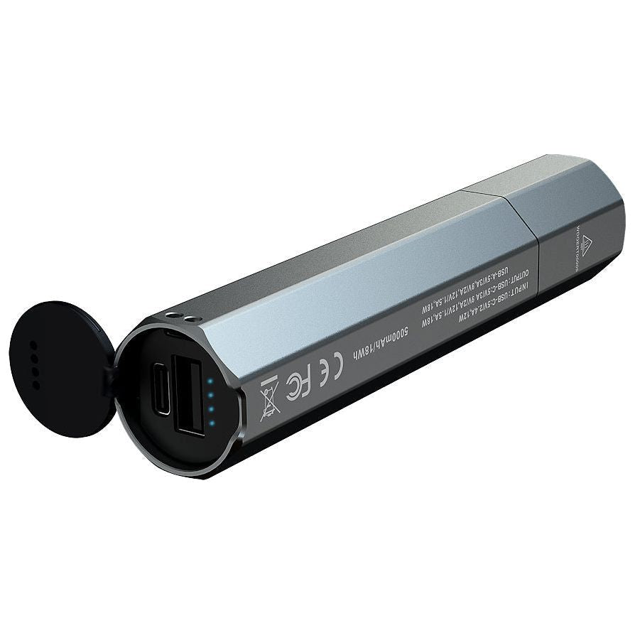 Fenix E - CP Rechargeable Powerbank Flashlight - Blue - Hill and Dale Outdoors