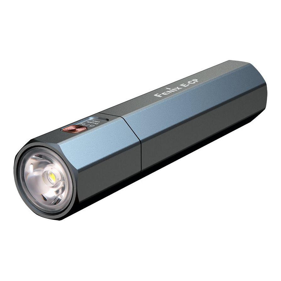 Fenix E - CP Rechargeable Powerbank Flashlight - Blue - Hill and Dale Outdoors