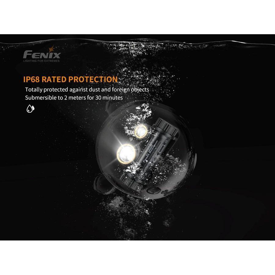Fenix HM65R ShadowMaster 1200 Lumens Rechargeable Headtorch - Hill and Dale Outdoors