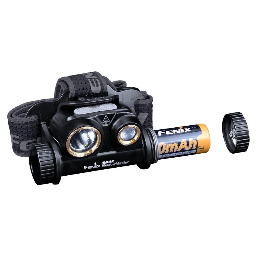 Fenix HM65R ShadowMaster 1200 Lumens Rechargeable Headtorch - Hill and Dale Outdoors
