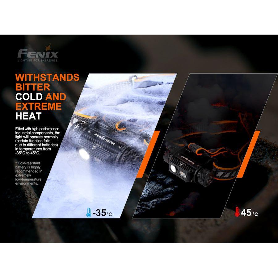 Fenix HM70R 1600 Lumens Rechargeable Headtorch - Hill and Dale Outdoors