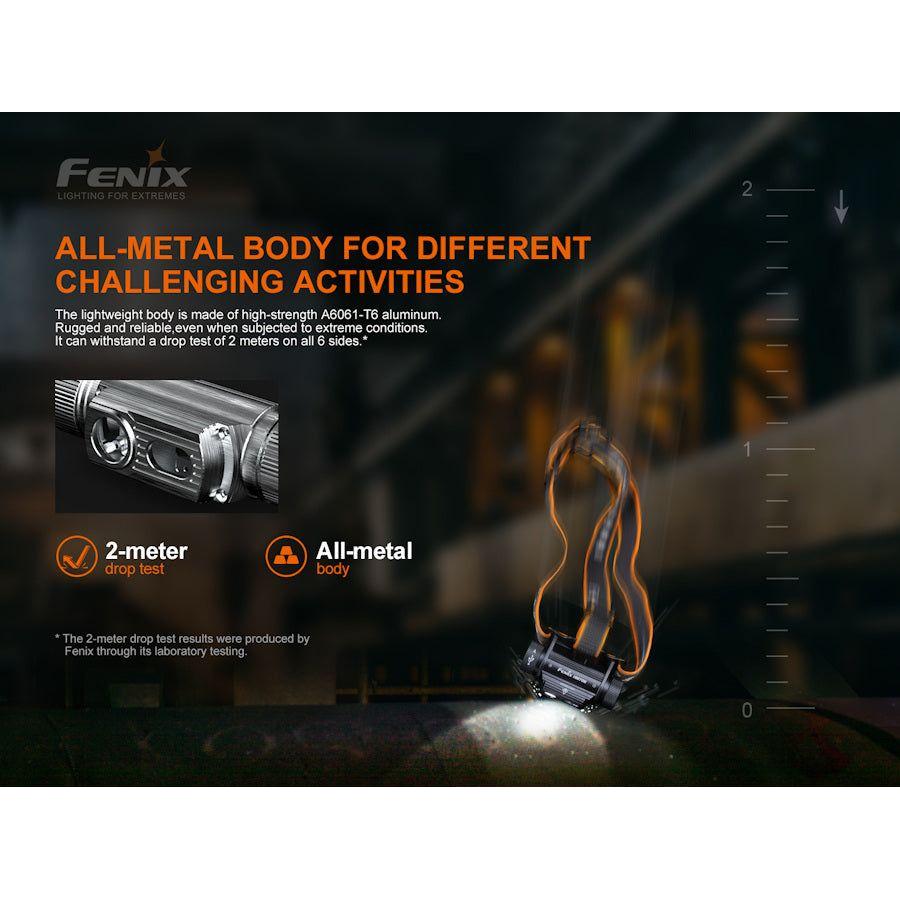 Fenix HM70R 1600 Lumens Rechargeable Headtorch - Hill and Dale Outdoors