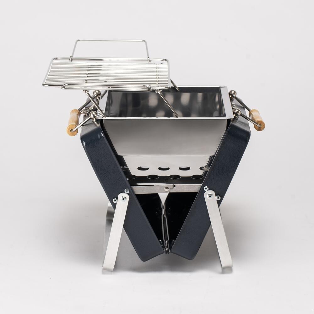 Kenluck Buddy Grill / BBQ - Hammertone Gloss Blue - Hill and Dale Outdoors