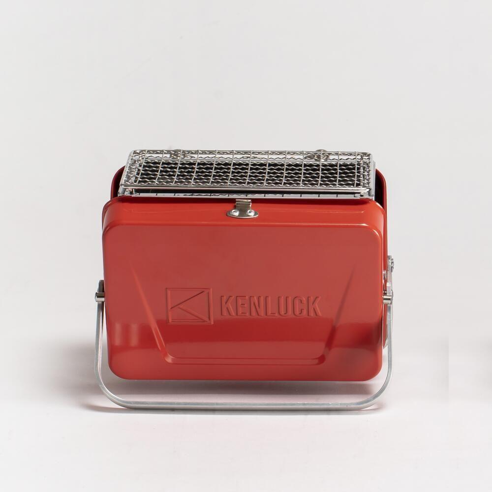 Kenluck Mini Grill / BBQ - Lucky Gloss Red - Hill and Dale Outdoors