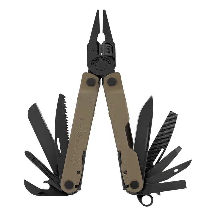 Leatherman Rebar® Multi - Tool with Nylon Sheath - Coyote & Black - Hill and Dale Outdoors