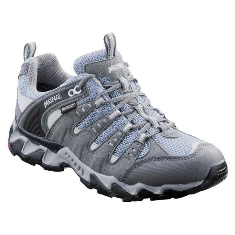 Meindl Respond Lady GTX Walking Shoes - Light Grey/Sky - Hill and Dale Outdoors