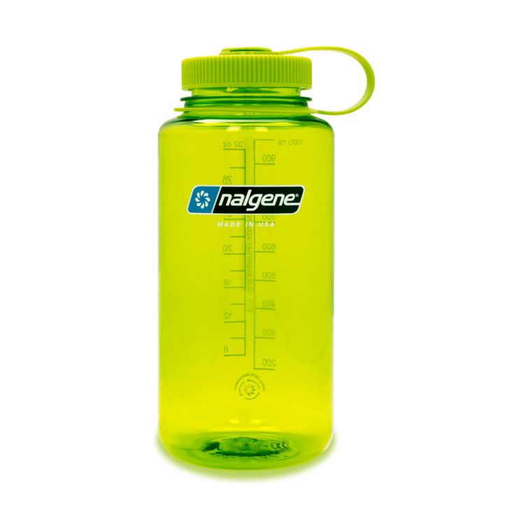 Nalgene Wide Mouth Sustain 32oz 1L Water Bottle - Spring Green