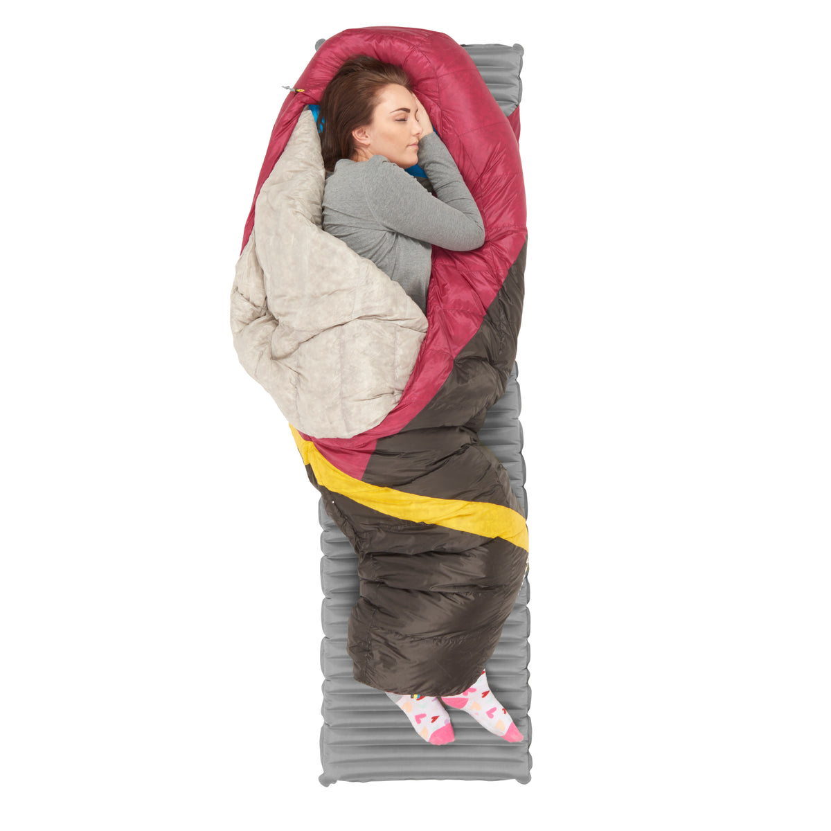 Sierra Designs Women&#39;s Cloud 800F 20° Degree Down Sleeping Bag - Purple