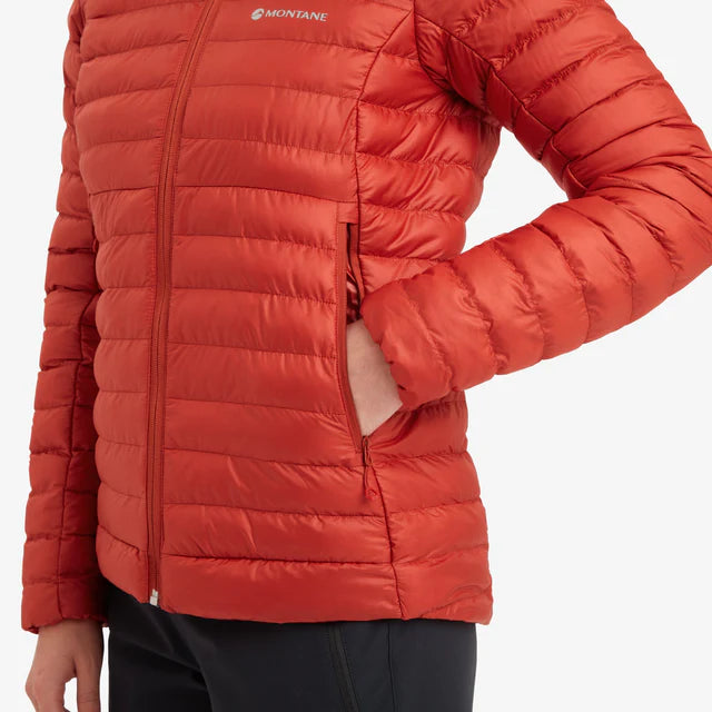 Montane Women&#39;s Icarus Hooded Synthetic Insulated Jacket - Saffron Red