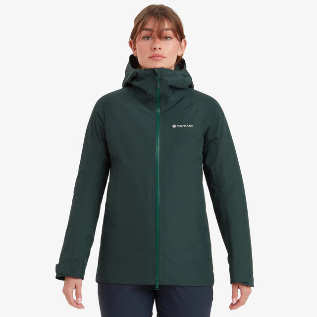 Montane Women's Phase GTX Waterproof Jacket - Deep Forest - Hill
