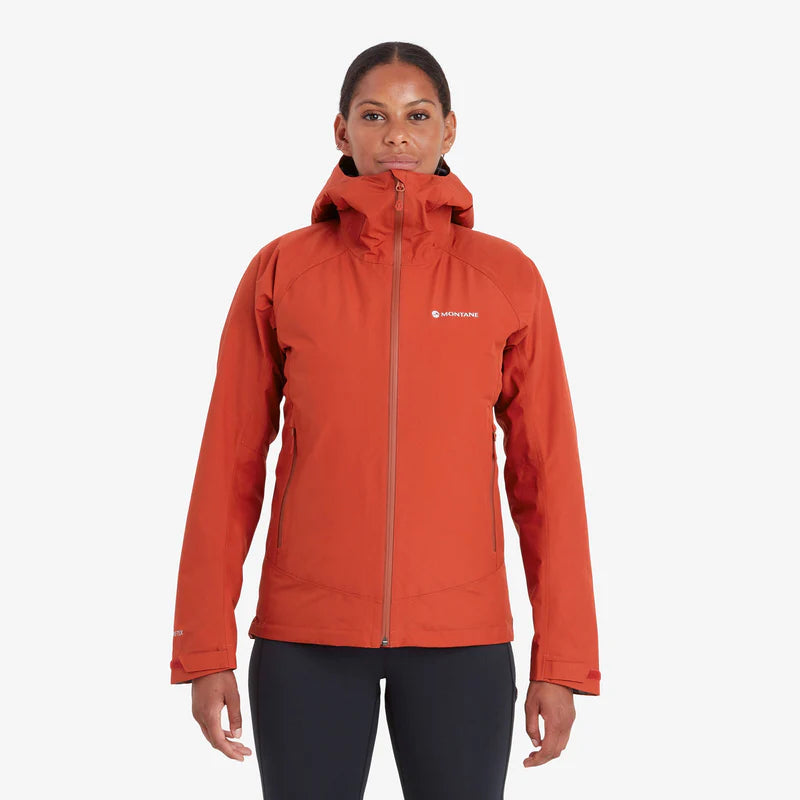 Montane Women&#39;s Spirit GTX Waterproof Jacket - Saffron Red