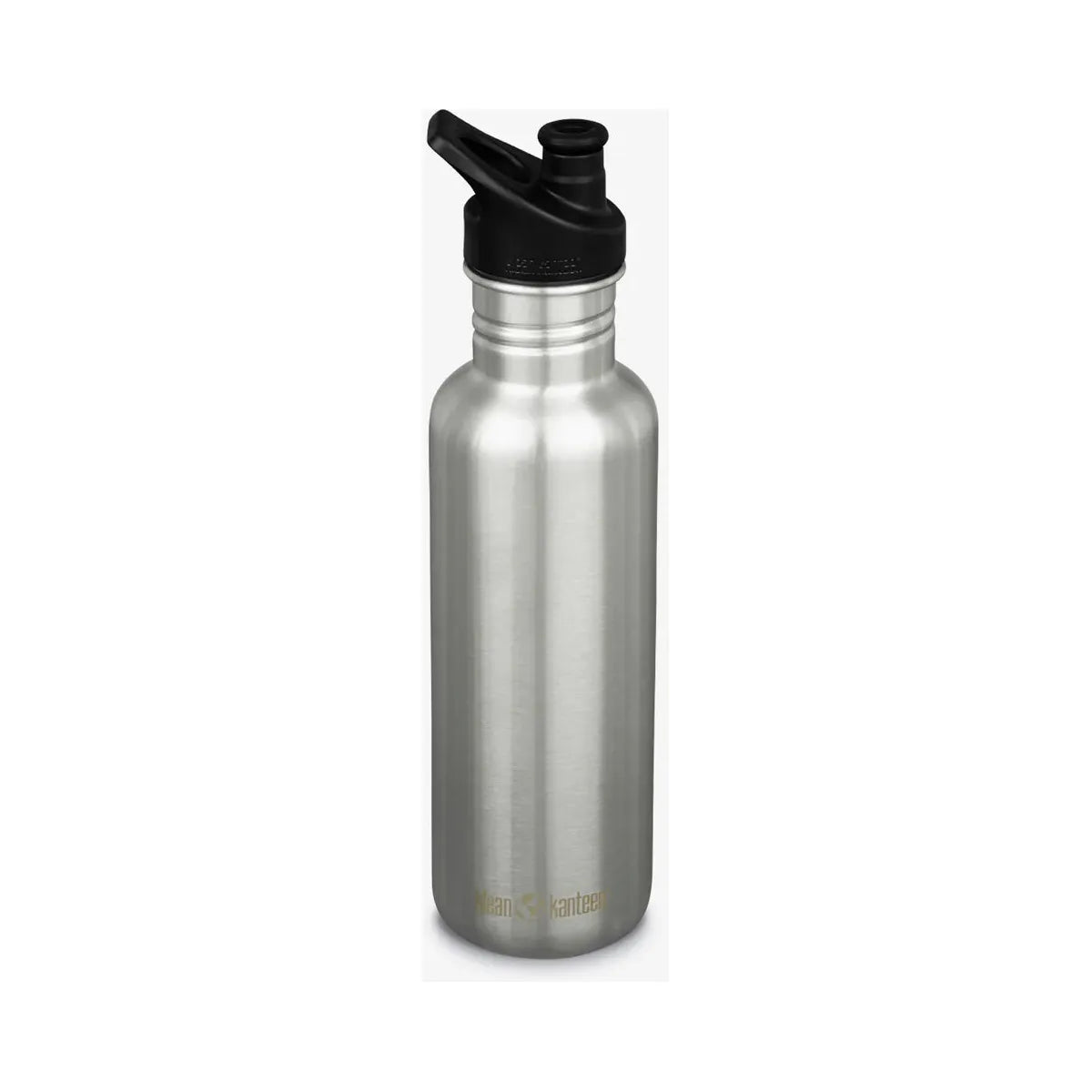 Klean Kanteen Classic 800ml Flask With Sport Cap - Brushed Stainless