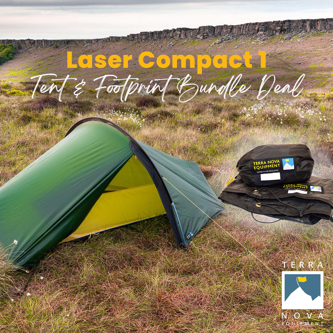 Terra Nova Laser Compact 1 Tent (2023) + Footprint Bundle