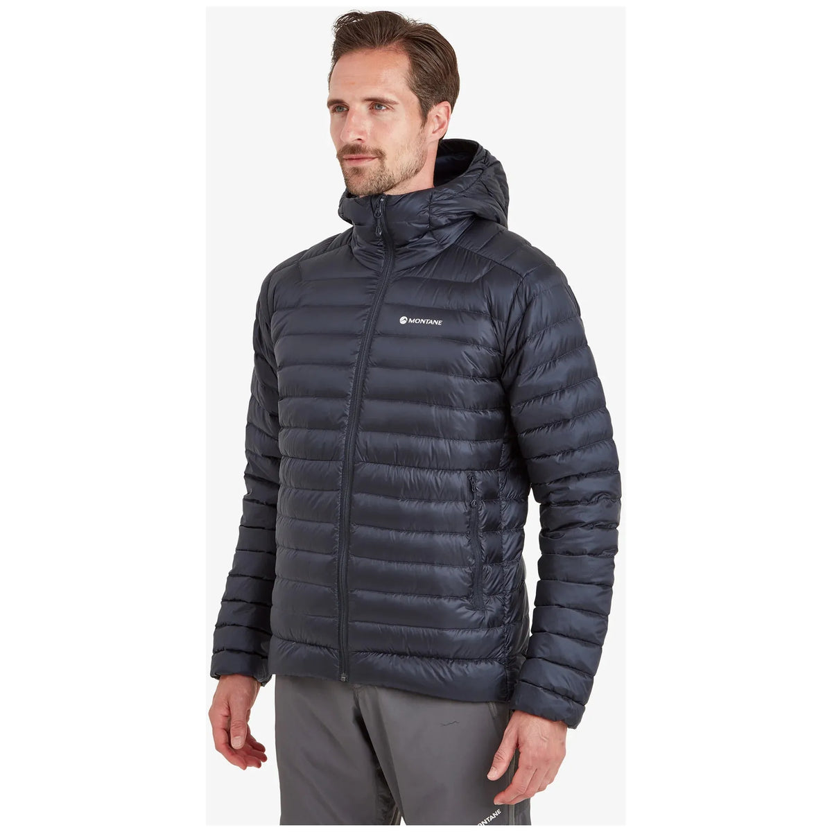 Montane Men&#39;s Anti-Freeze Hooded Down Insulated Jacket - Eclipse Blue