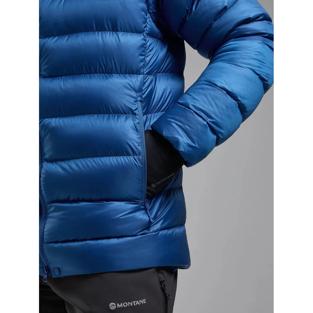 Montane Men&#39;s Anti-Freeze XT Hooded Down Jacket - Neptune Blue