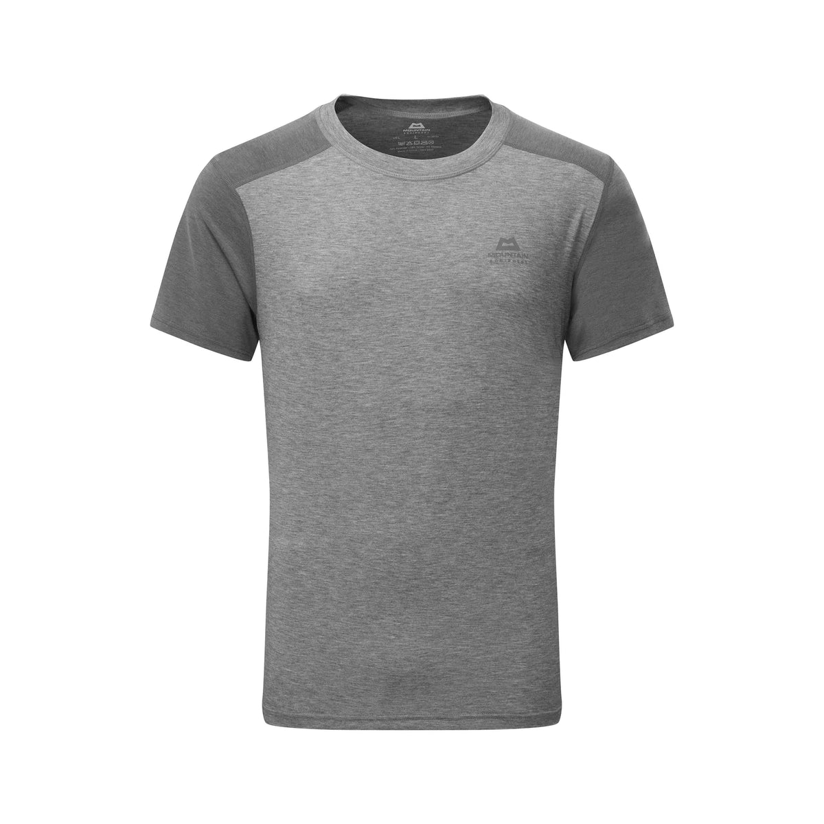 Mountain Equipment Headpoint Block T-Shirt - Marl Grey/Flint
