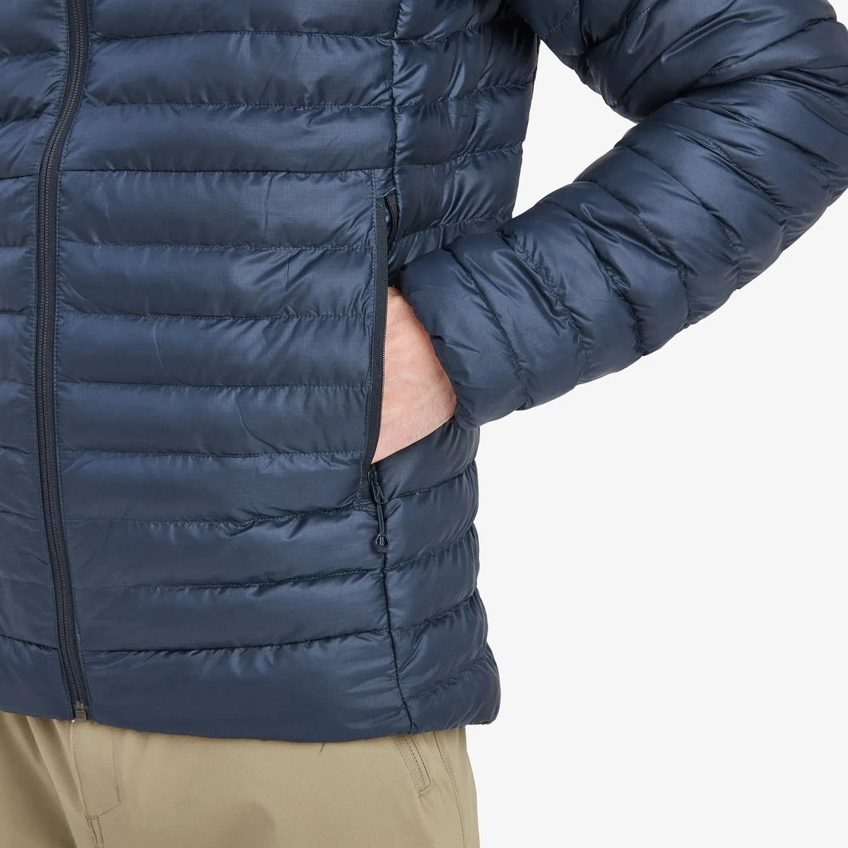 Montane Men&#39;s Icarus Hooded Synthetic Insulated Jacket - Eclipse Blue