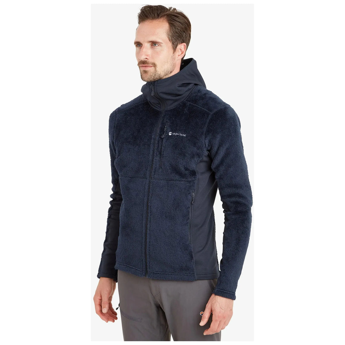 Montane Men&#39;s Protium XPD Hooded Fleece Jacket - Eclipse Blue