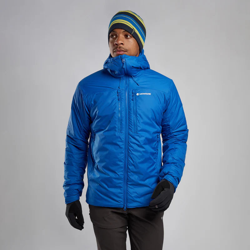 Montane Men&#39;s Respond XT Hooded Synthetic Insulated Jacket - Neptune Blue