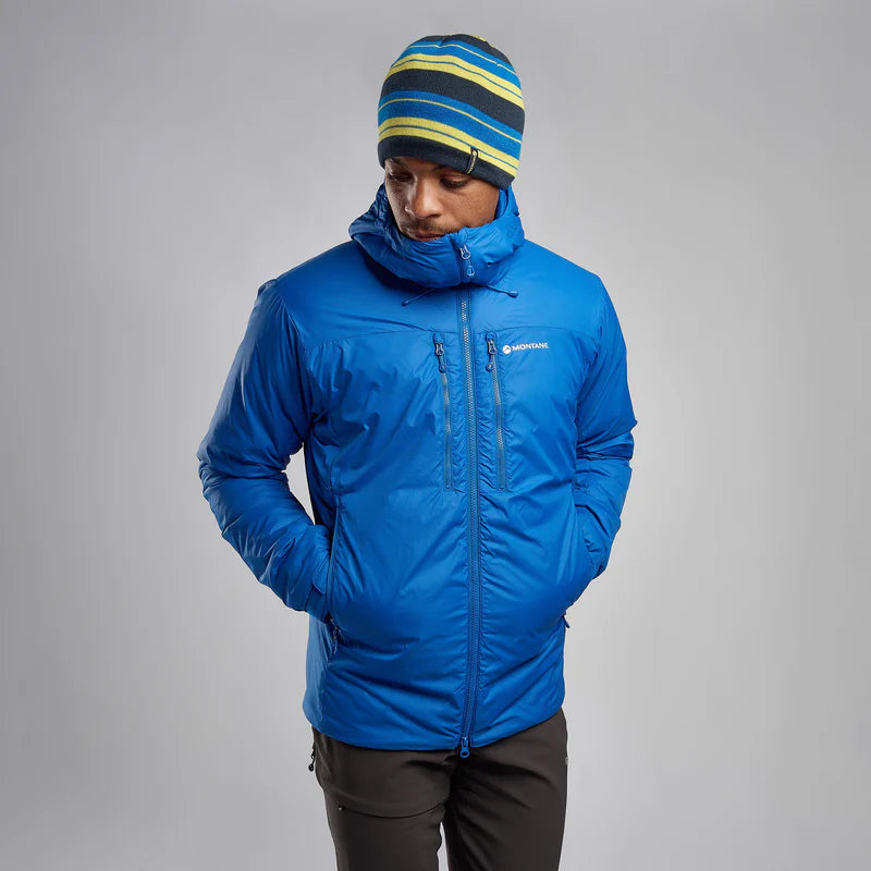 Montane Men&#39;s Respond XT Hooded Synthetic Insulated Jacket - Neptune Blue