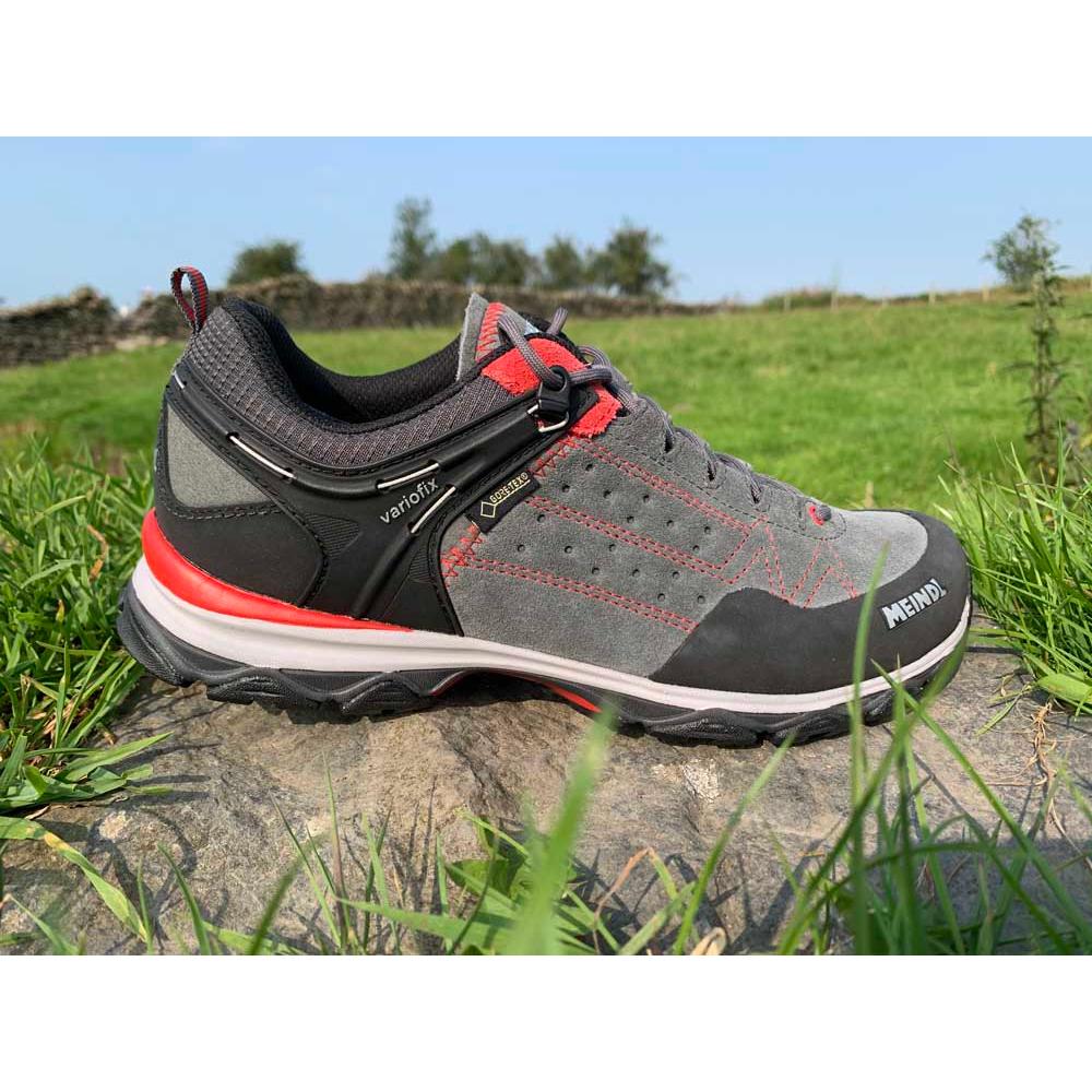 Meindl Ontario GTX Walking Shoes - Red/Anthracite