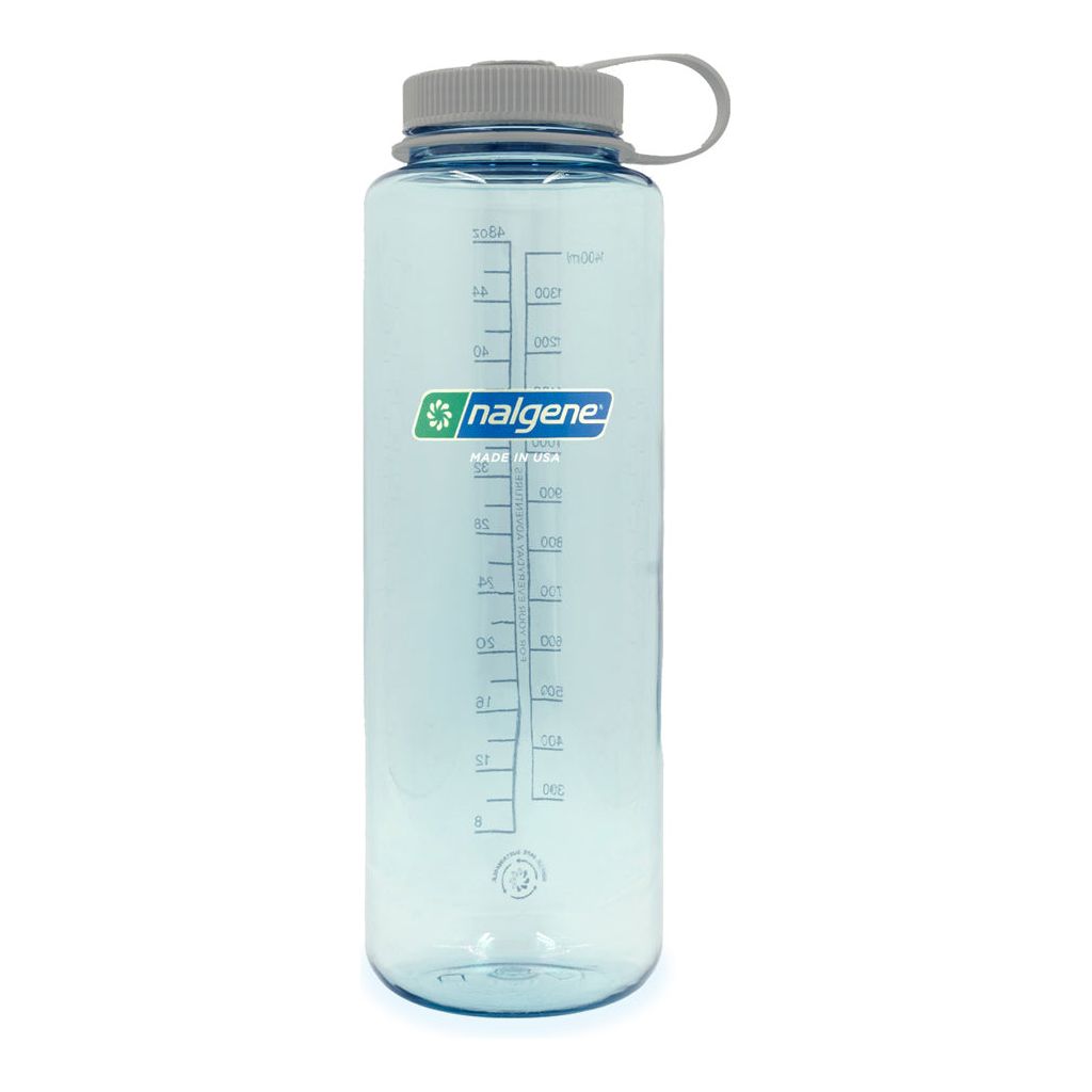 Nalgene Sustain Wide Mouth 1.5L Silo Water Bottle - Seafoam