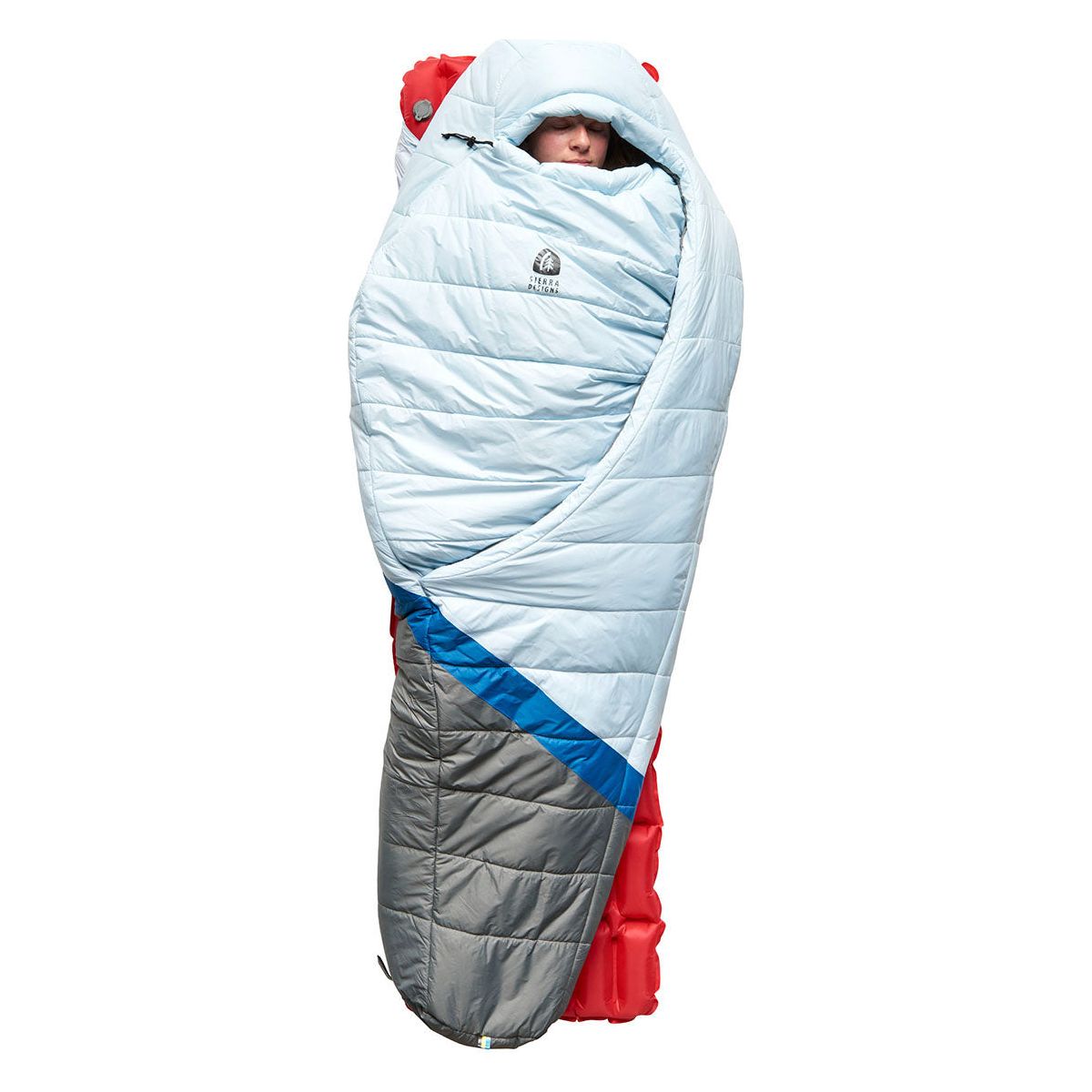 Sierra Designs Women&#39;s Night Cap 20° Degree Synthetic Sleeping Bag - Ice Blue