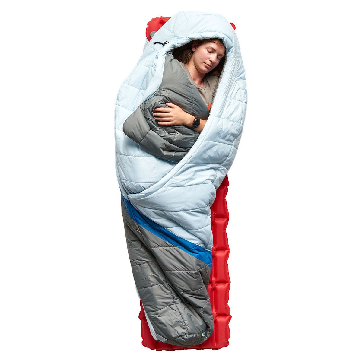 Sierra Designs Women&#39;s Night Cap 20° Degree Synthetic Sleeping Bag - Ice Blue