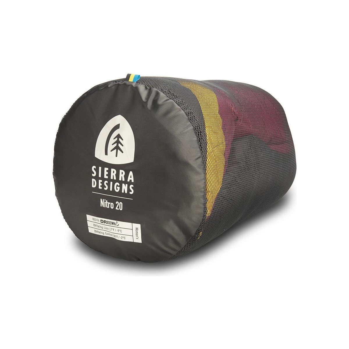 Sierra Designs Women&#39;s Nitro 800F 20° Degree Down Sleeping Bag - Sangria