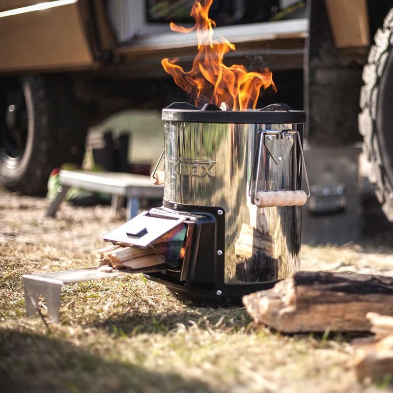 Petromax Rocket Stove - Portable Wood Burning Camping Stove