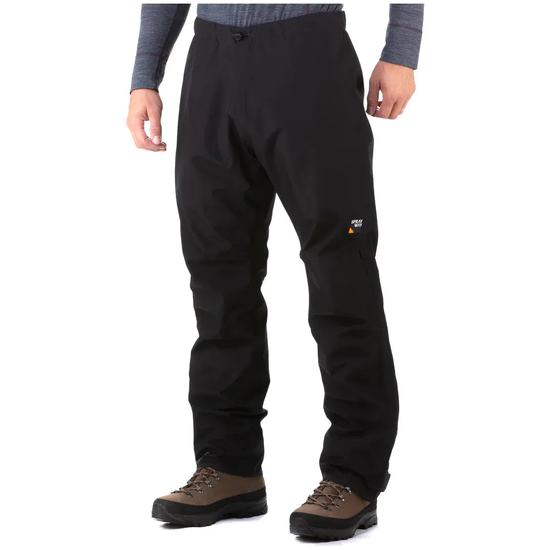 Sprayway Men&#39;s Mountain Rainpant GTX Trouser - Black