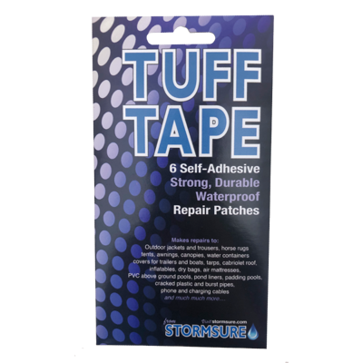Stormsure &#39;TUFF Tape&#39; Assorted Self Adhesive Patch Set - Small (6 patches)