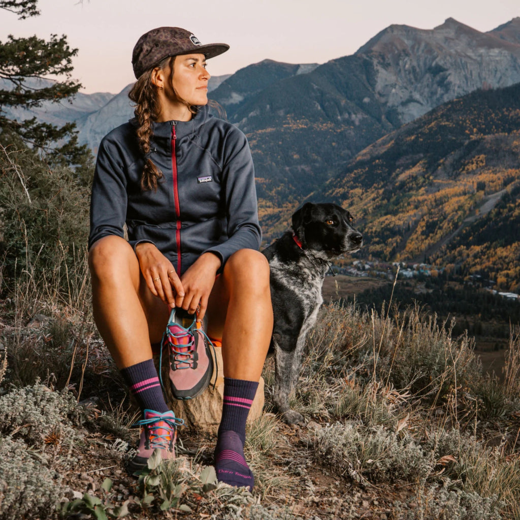 Darn Tough 1114 Women&#39;s Element Micro Crew Lightweight Running Socks - Hill and Dale Outdoors