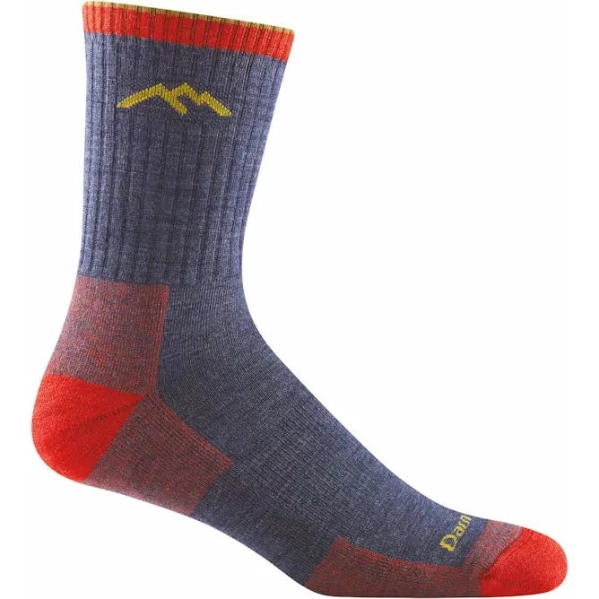 Darn Tough 1466 Men&#39;s Hiker Micro Crew Midweight Hiking Sock - Denim - Hill and Dale Outdoors