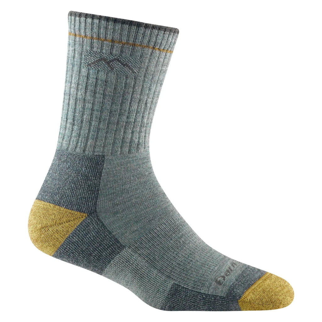Darn Tough 1903 Women&#39;s Hiker Micro Crew Midweight Hiking Sock - Sage - Hill and Dale Outdoors