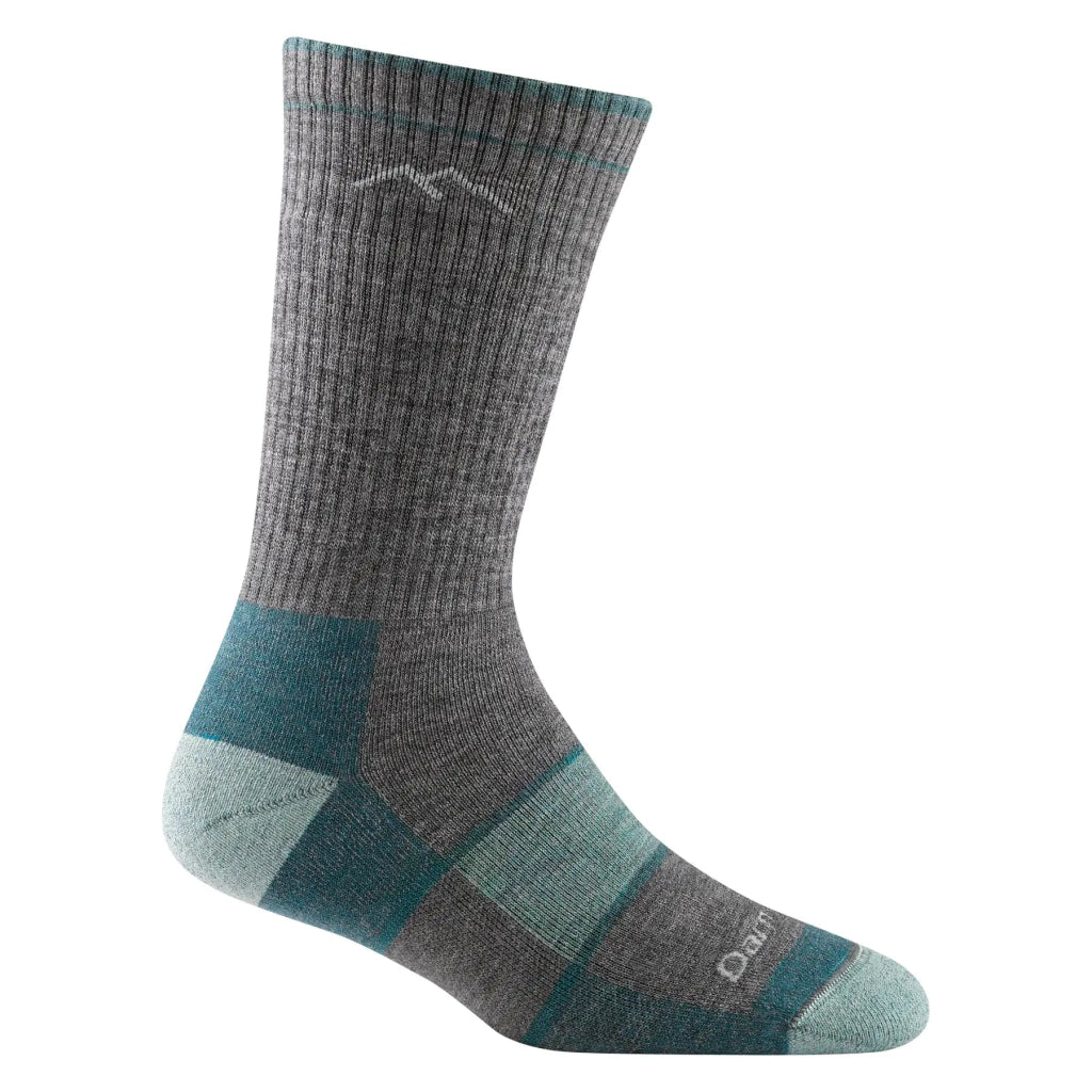 Darn Tough 1908 Women&#39;s Hiker Boot Full Cushion Midweight Hiking Sock - Slate - Hill and Dale Outdoors
