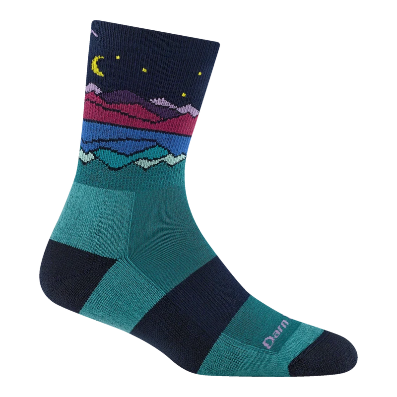 Darn Tough 5025 Women's Mirror Lake Micro Crew Midweight Hiking Socks - Hill and Dale Outdoors