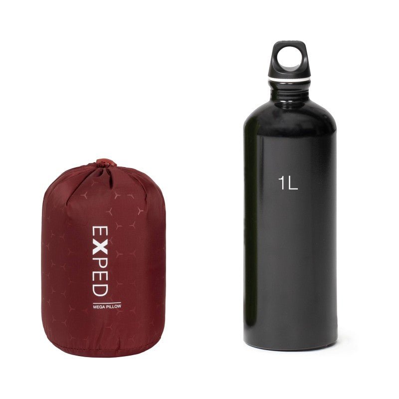 Exped Mega Pillow - Burgundy - Hill and Dale Outdoors