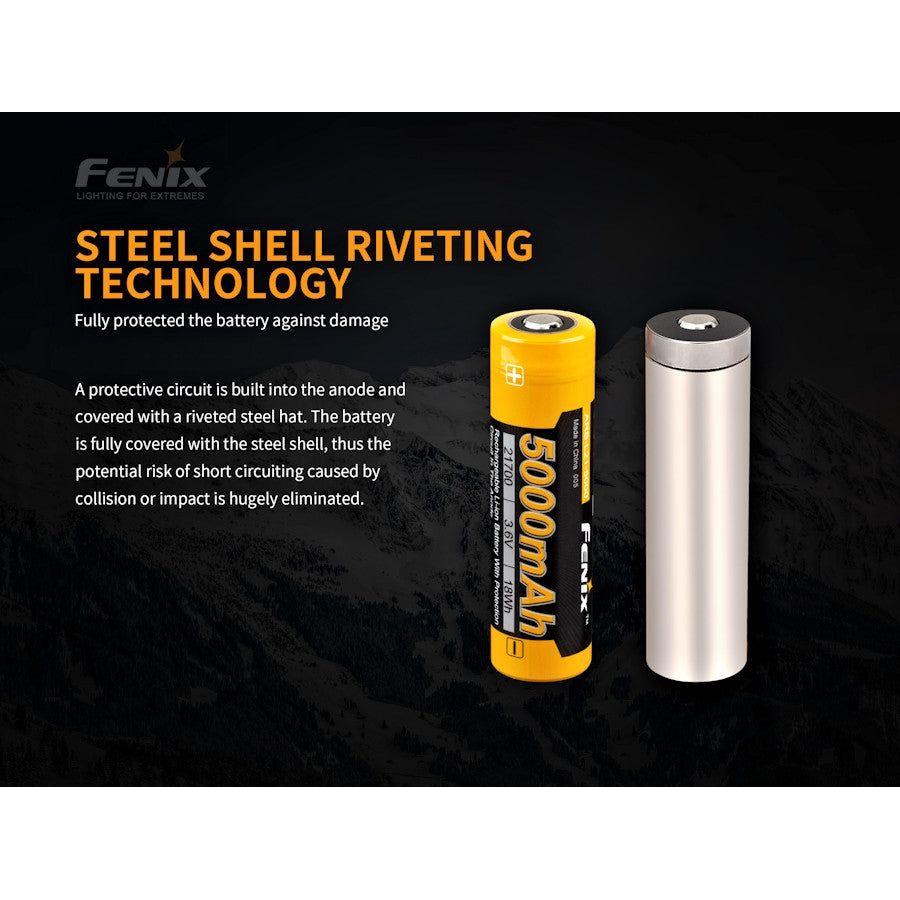 Fenix ARB - L21 - 5000 V2 21700 Battery - Hill and Dale Outdoors