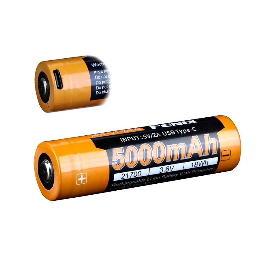 Fenix ARB-L21-5000 V2.0 5000mAh Rechargeable Battery For Skysted & Camping Flashlights