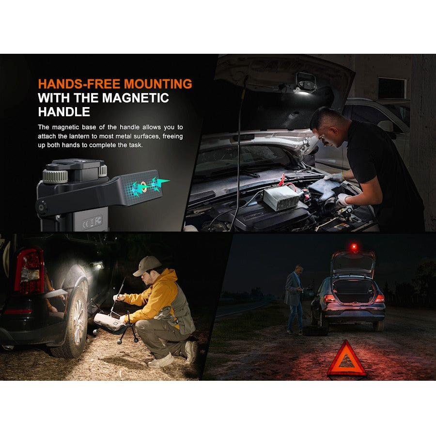 Fenix CL27R Multi - Beam Rechargeable Lantern 1600 Max Lumen - Hill and Dale Outdoors