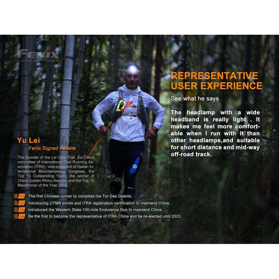 Fenix HL18R - T 500 Lumens Rechargeable Headtorch - Hill and Dale Outdoors