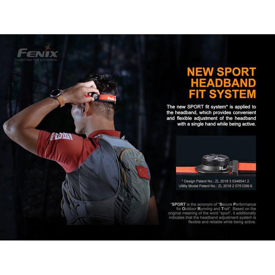 Fenix HL18R - T 500 Lumens Rechargeable Headtorch - Hill and Dale Outdoors