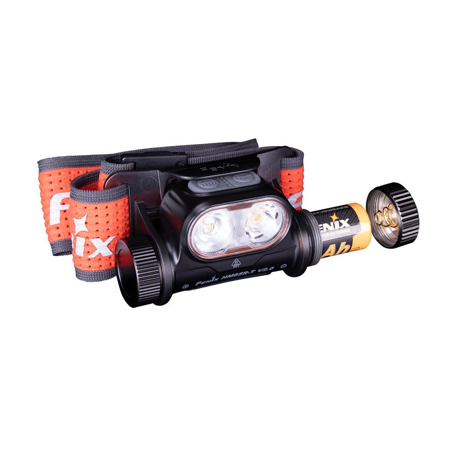 Fenix HM65R - T V2.0 Trail Running USB Rechargeable Headtorch - Dark Purple - Hill and Dale Outdoors