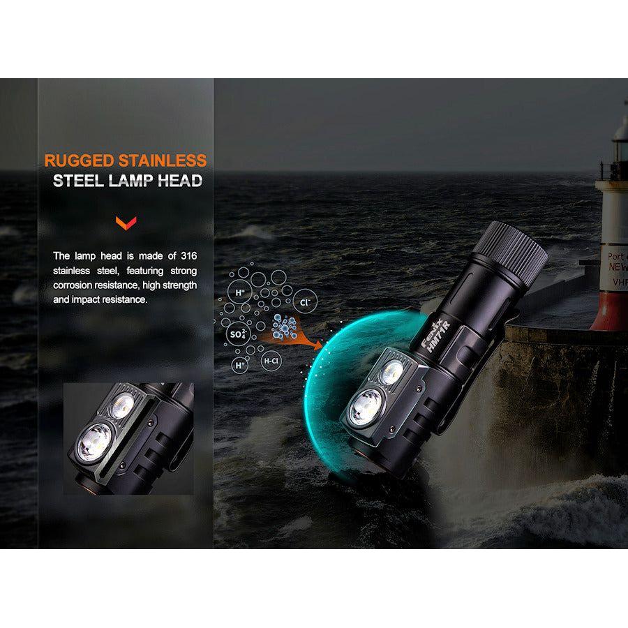 Fenix HM71R 2700 Lumens Rechargeable Headtorch - Hill and Dale Outdoors