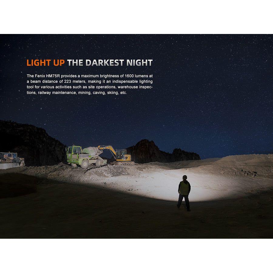 Fenix HM75R SE 1600 Lumens Rechargeable Headtorch - Hill and Dale Outdoors