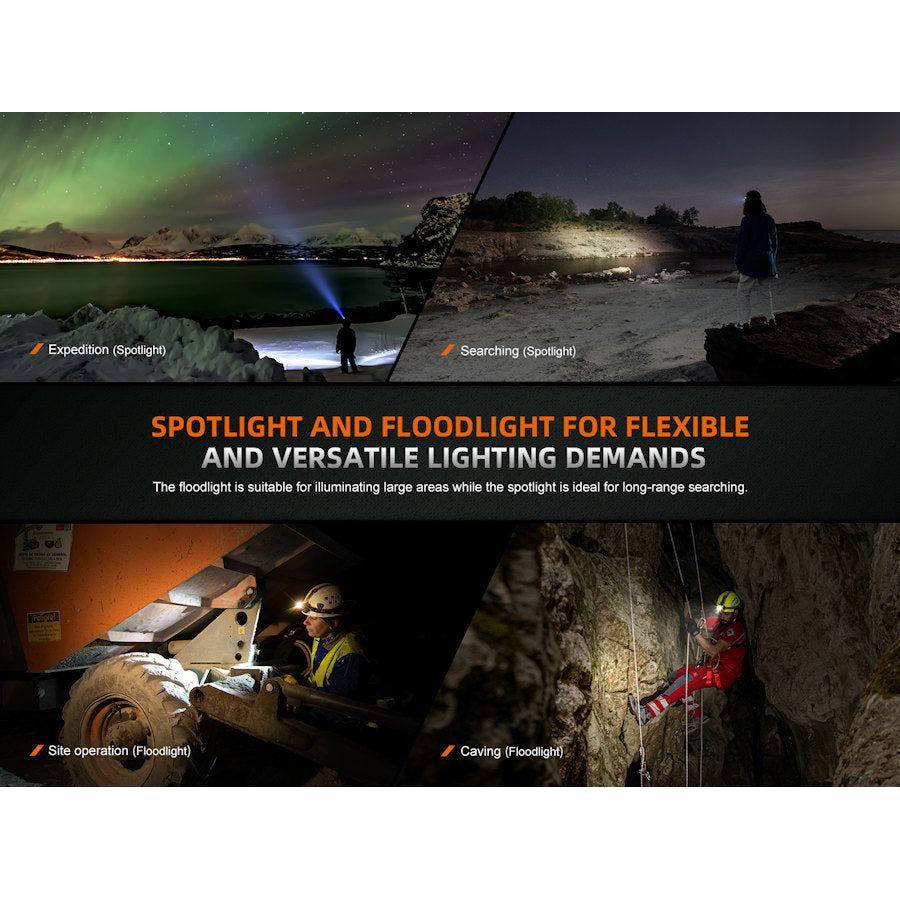Fenix HM75R SE 1600 Lumens Rechargeable Headtorch - Hill and Dale Outdoors